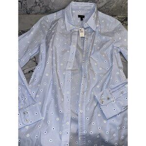 Talbots Women’s Small Daisy Button Down Shirt NEW